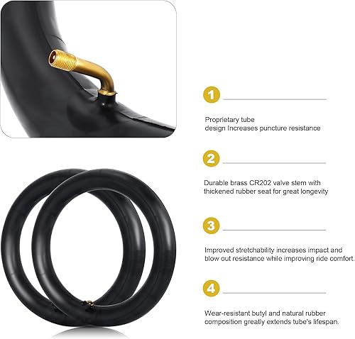 Miniatura 3 de Tubo interior de 2.502.75-10 pulgadas resistente para CRF50 XR50 CR60R Razor MX500 MX650 PW50 JR50 TTR50 KDX50 DRZ70 MVX70 MVX110 Mini Pit Dirt Bike