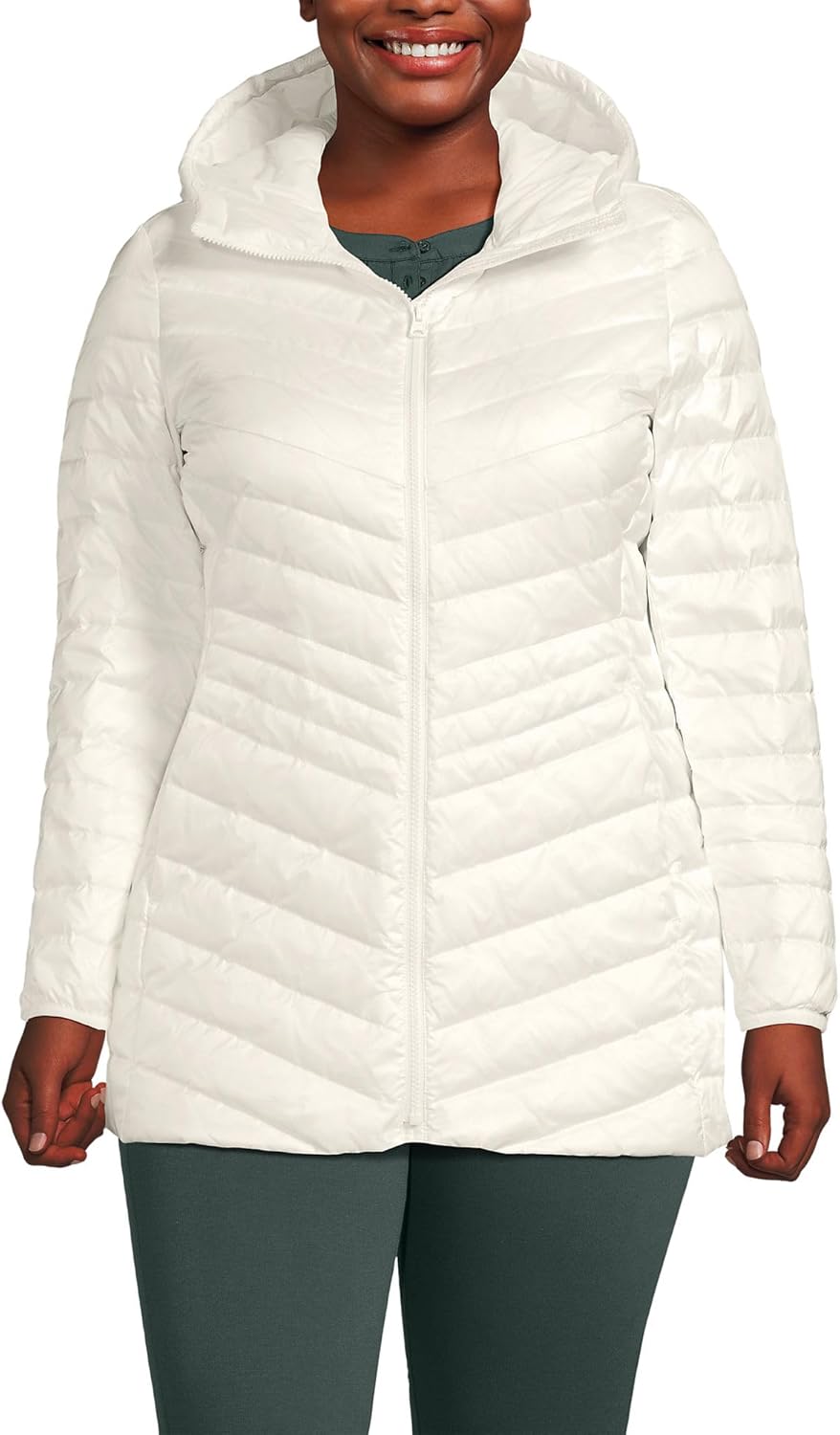 Lands' End Women's Ultralight Packable Down Jacket