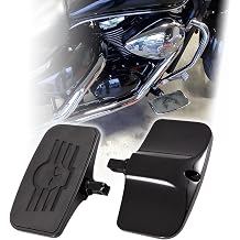Kinglemc Front Rear Rider Passenger Floorboard FootPeg for Victory/Indian Eagle, Silver