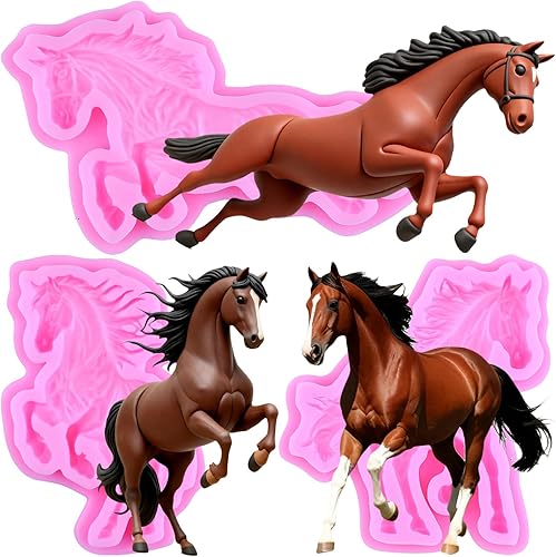 Vista 10 de Mujiang Moldes de silicona de cabeza de toro, botas de vaquero de plumas, flechas de herradura, molde de fondant, molde de chocolate para cactus