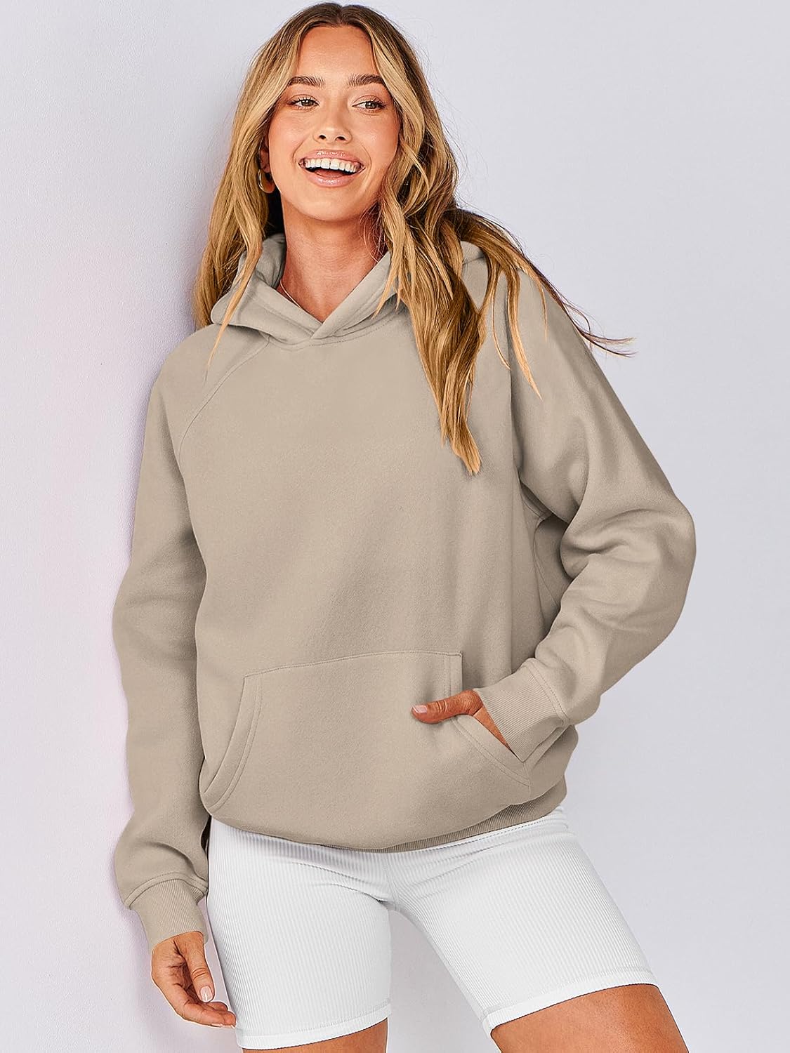 ANRABESS Women Hoodies Oversized Fleece Long Sleeve Comfy Casual Basic Pullover Sweatshirts 2025 Fall Outfits Y2K Clothes - Image 2