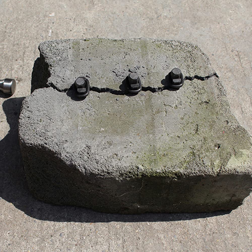 Rock Stone Splitters 30mm Metal Wedges Concrete Rock Splitter for Granite Marble