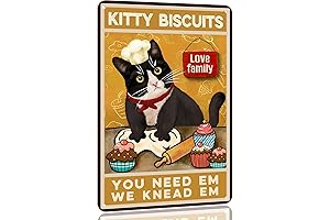 Charming Tuxedo Cat Wall Décor: The Purrfect Addition to Your Kitchen