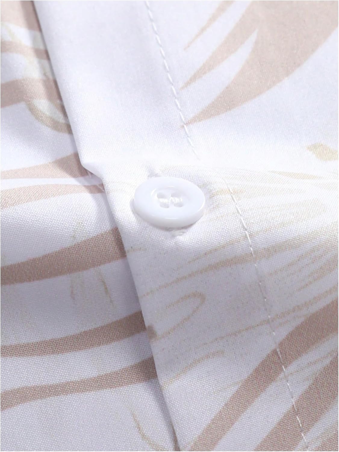 Men's 2 Piece Short Set Button Down Tropical Shirts and Drawstring Waist Beach Shorts Vacation Outfits - Image 4