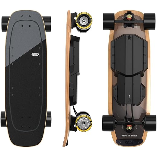 Meepo Mini 2 Electric Skateboard with Remote, Top Speed - 28 mph ,6 Months Warranty Skateboard Cruiser for Adults Teens