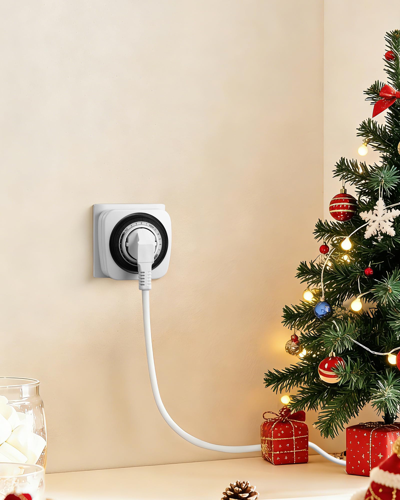 Image secondaire de Minuterie Mécanique DEWENWILS avec 96 Segments pour Éclairage - Pack de 2