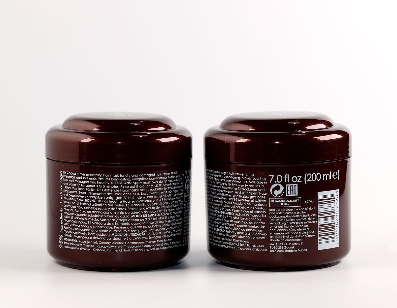 Ziaja Manteca de Cacao mascarilla para el cabello 200ml