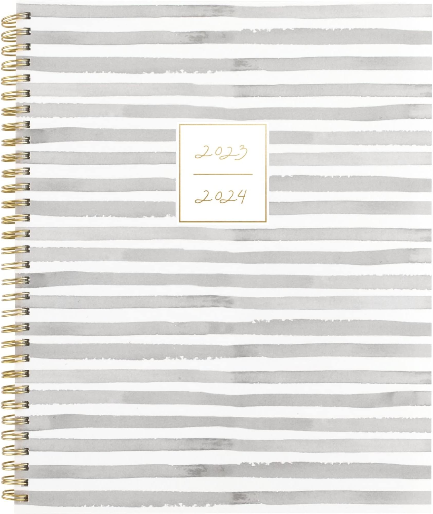 2023-2024 Planner, Weekly & Monthly Academic, by Leah Bisch, 8-1/2" x 11", Large, Stripe (LB20-905A)