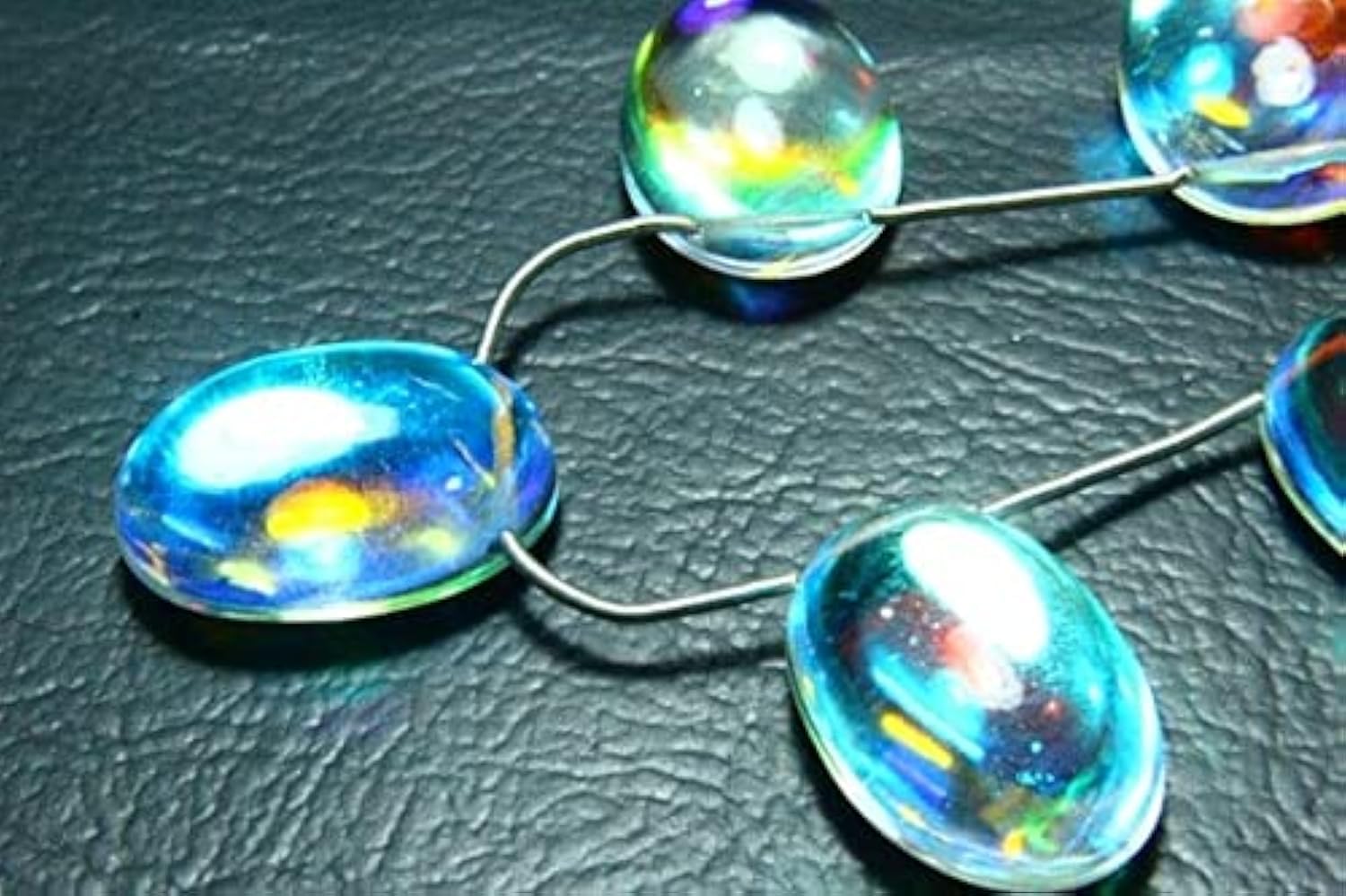 Quartz arc-en-ciel ovale perles pour vos ateliers bijoux bohèmes