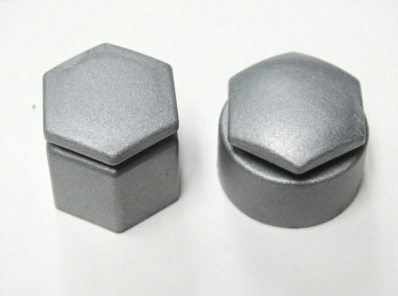 Partsdealers Wheel Nut Bolt Covers For AUDI Q7 2006-2015 19mm LOCKING CAPS WITH TOOL MATTE BLACK