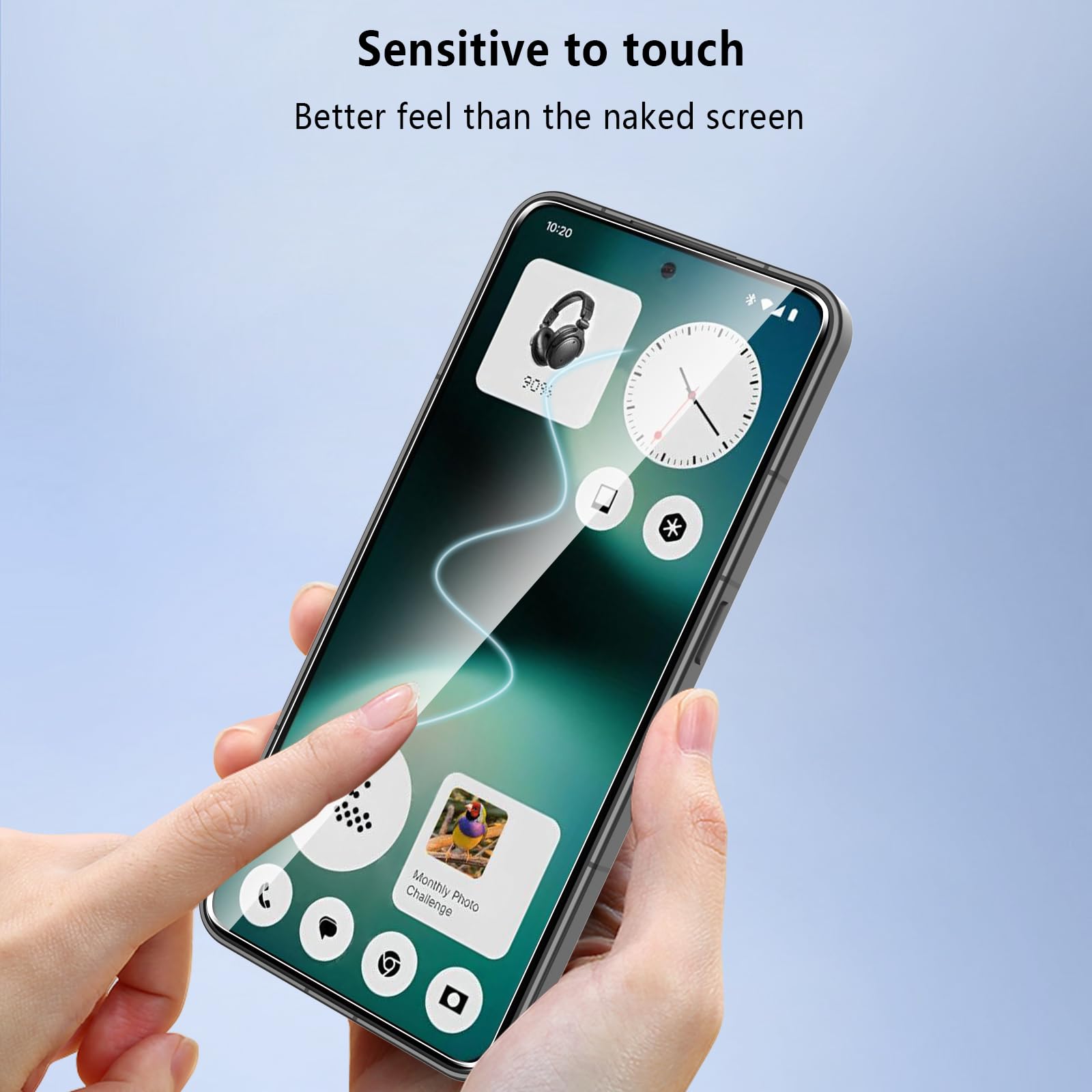 Pollachi [3 Pezzi Vetro Temperato per Nothing Phone (3a) Lite,Durezza 9H Anti Graffio,Anti-Impronte Senza Bolle,Pellicola Protettiva per Nothing Phone (3a) Lite