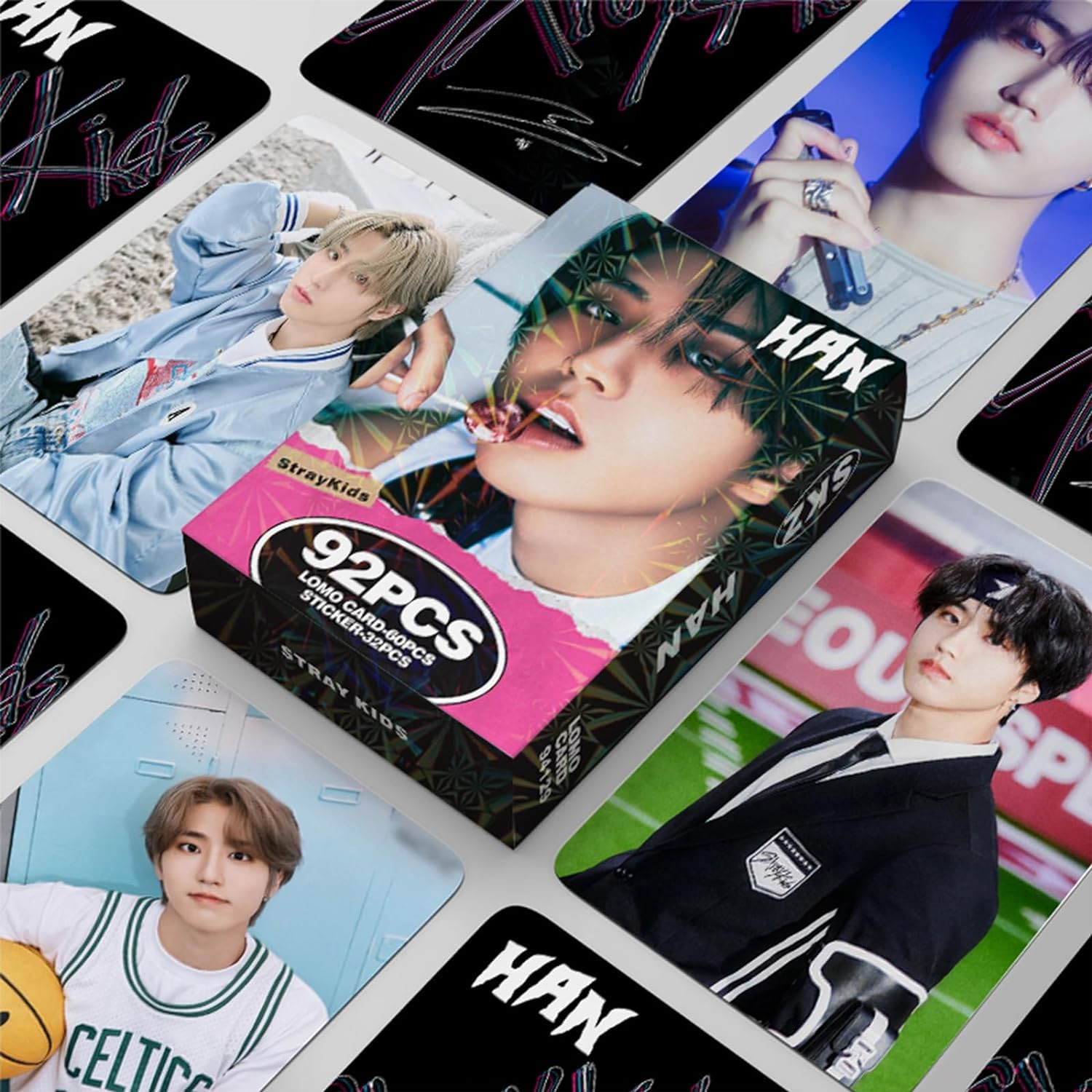 Lot De 92 Cartes Photo Stray Kids – Photocards Kpop, Qualité Premium – Pour Collection Ou Déco - 8