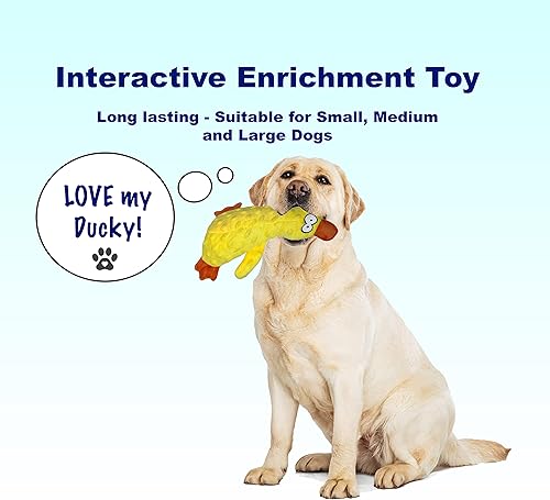 Miniatura 3 de SHAGGYTAILVILLAGE Juguetes chirriantes para perros para razas pequeñas, medianas y grandes, resistentes, duraderos y suaves juguetes de peluche