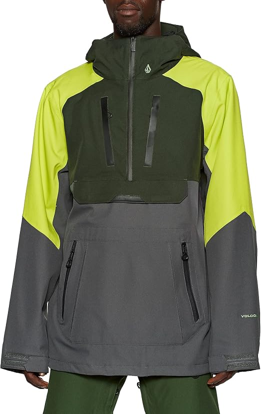 Giacca Da Snowboard Volcom Brighton Con Cappuccio - Unisex, Impermeabile E Tecnica - Nuovi Colori A Blocchi