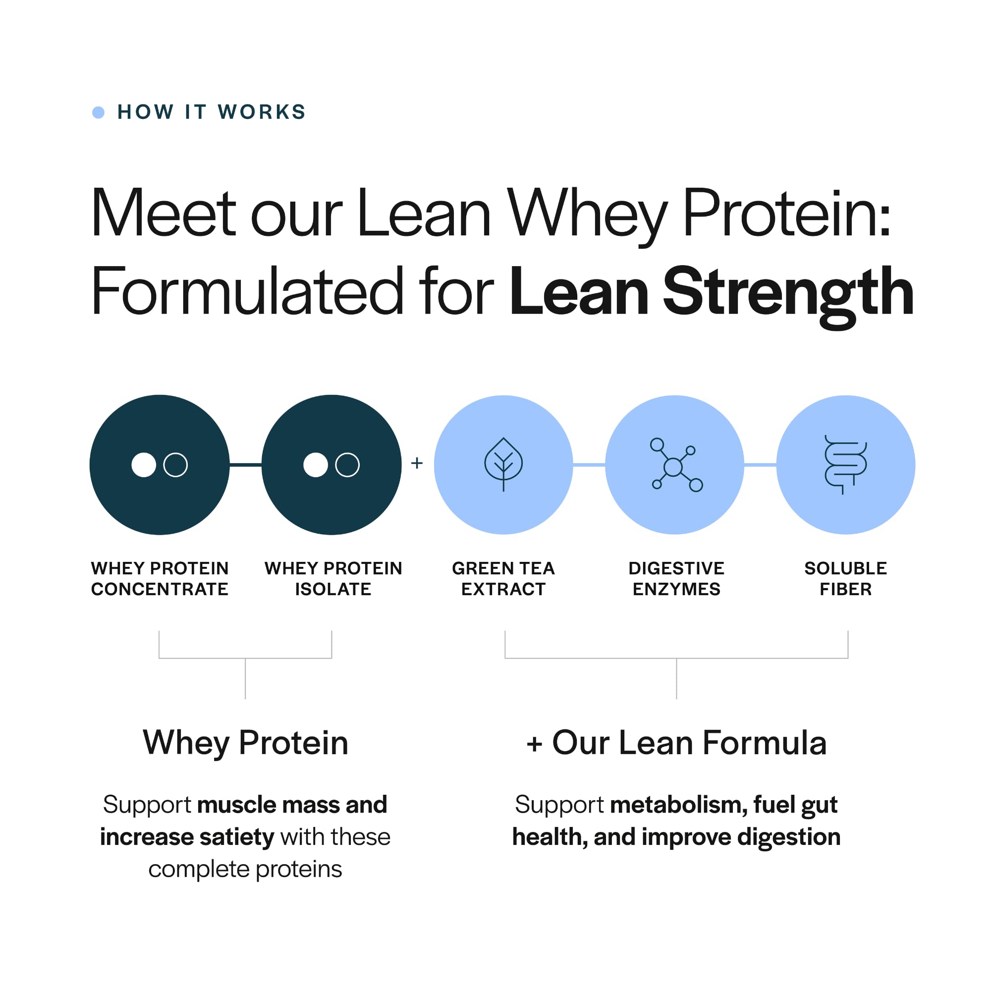 Gainful Lean Whey Protein Powder, 20g Protein, Unflavored, 14 Servings — Amazon image 5