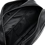 Toiletry Bags, Sumnacon Unisex PU Leather Waterproof Travel Toiletry Bag Organizer Perfect for Shaving Grooming Dopp Kit & Household Business Vacation, Cosmetic Bag with Portable Handle