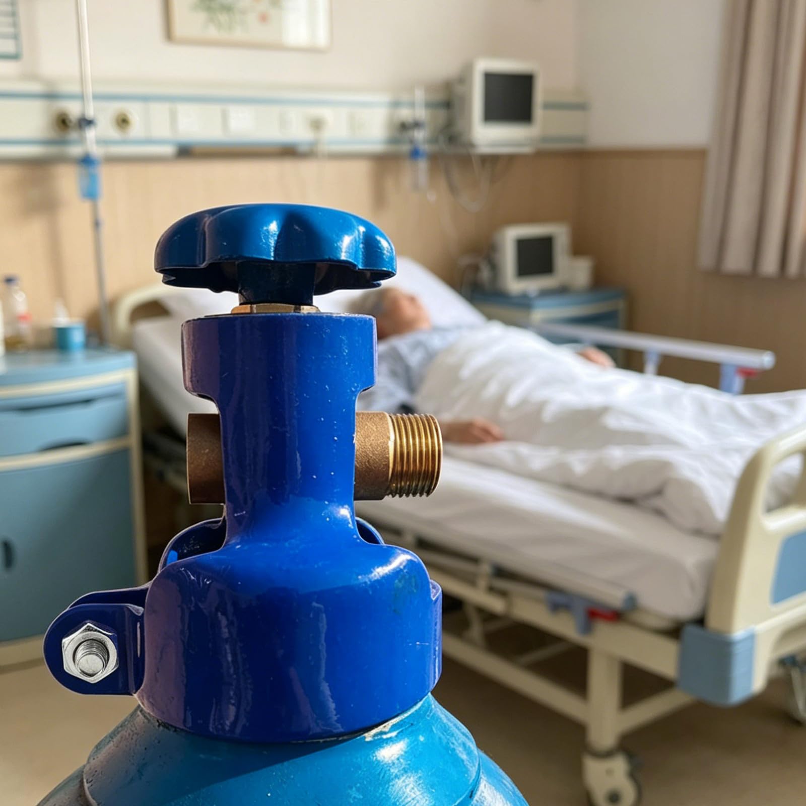 Bouchon de Sécurité Fixe pour Cylindre en Acier, 3 Pièces Bleu