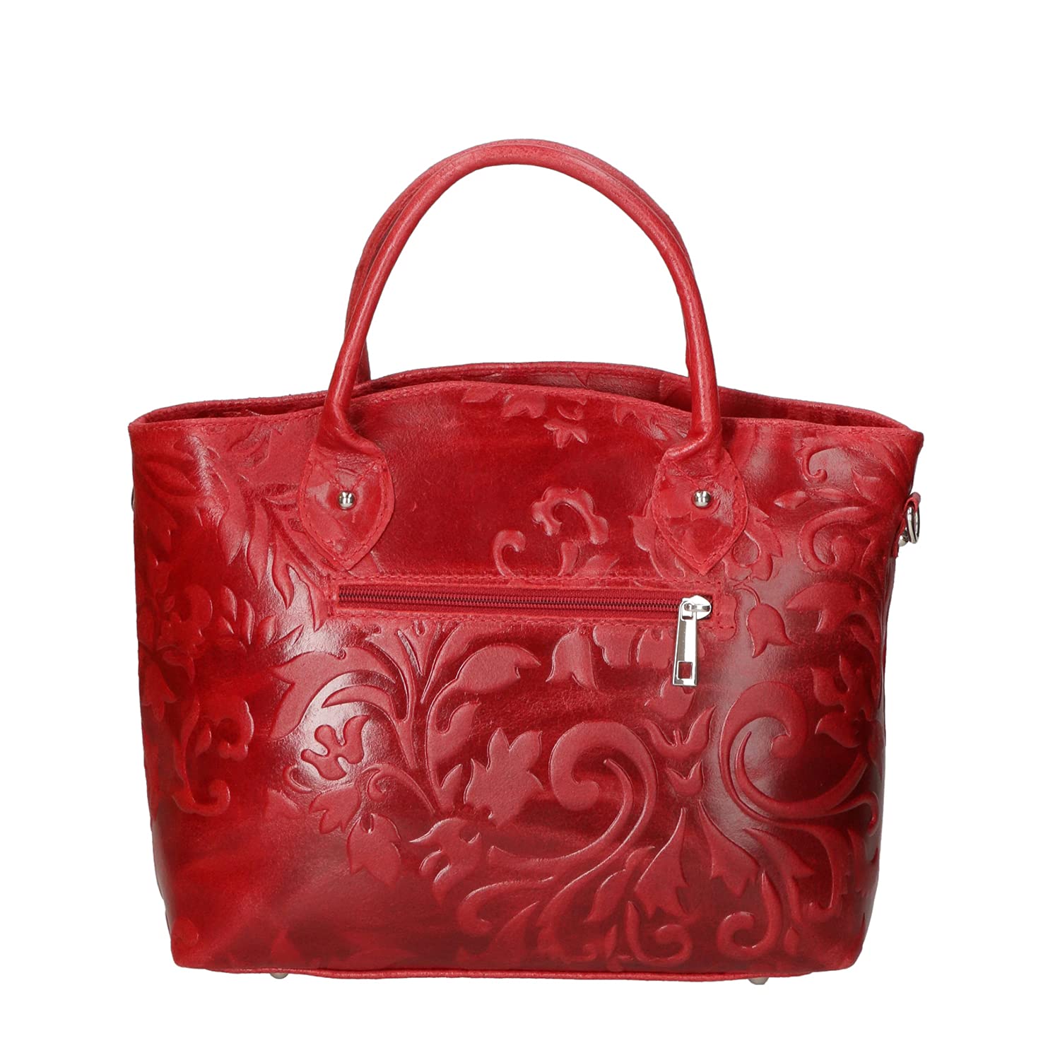 Chicca Borse Borsa tote donna borsa a mano in pelle camoscio stampato borsa media italiana