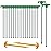 20+2PCS Tent Stakes Heavy Duty Camping Stakes,AVOFOREST 9.8Inch Non-Rust Metal Tent Pegs Ground Stakes Tent Spikes Camping,Garden,Hiking Green