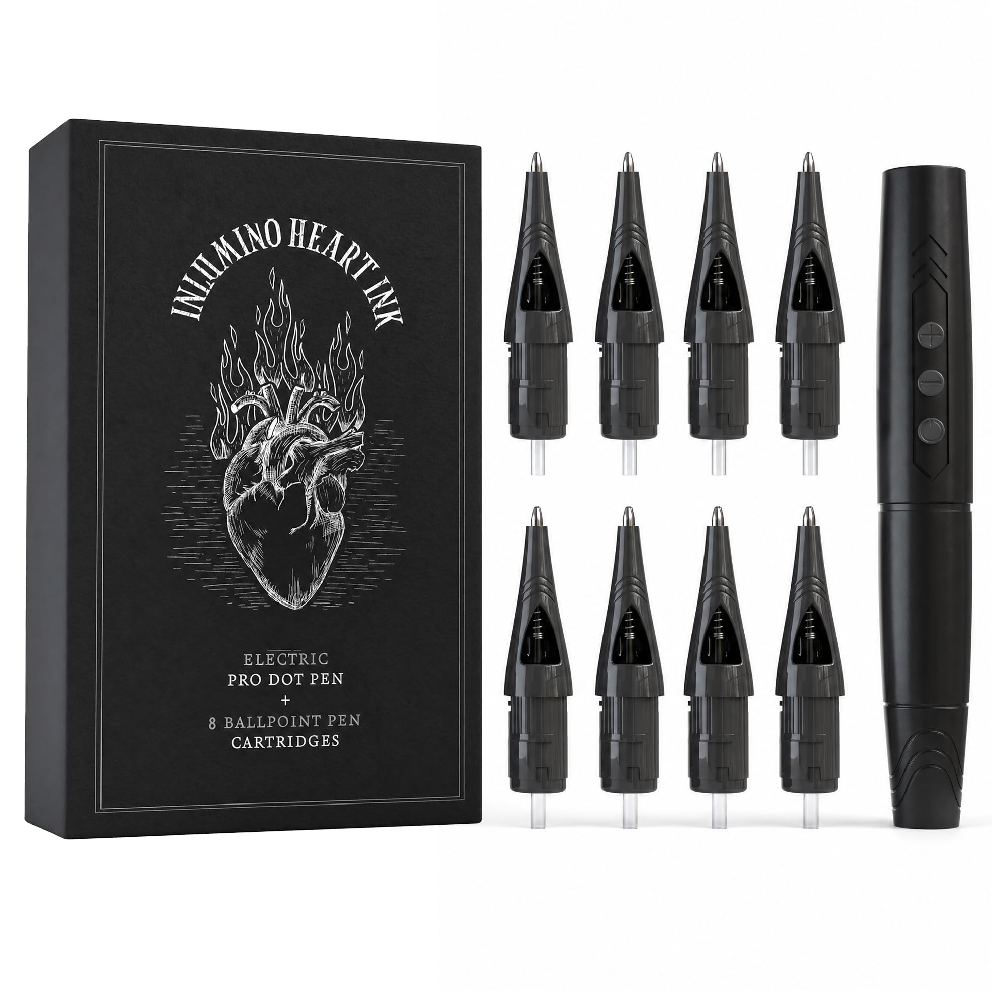 Inlumino　ハートインクタトゥー練習ペン Amazon.com: Inlumino Heart Ink Tattoo Practice Pen – Wireless