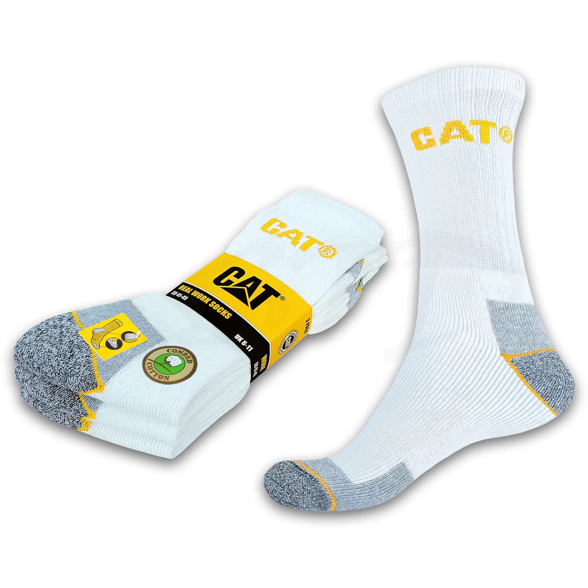 Cat ERDOT CAT® REAL WORK SOCKS - Calzini da lavoro, da donna, taglia 35-50