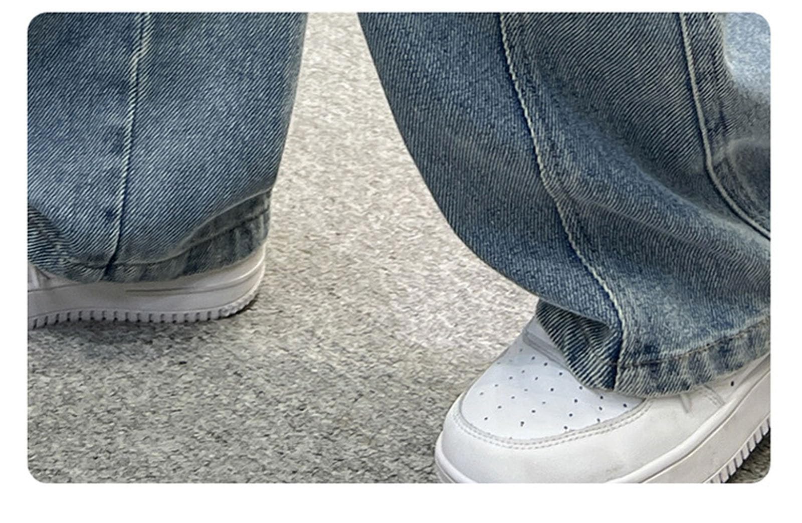 Baggy Jeans Niño, Pantalones Vaqueros Holgados para Niño con Corte Recto y Diseño Desgastado