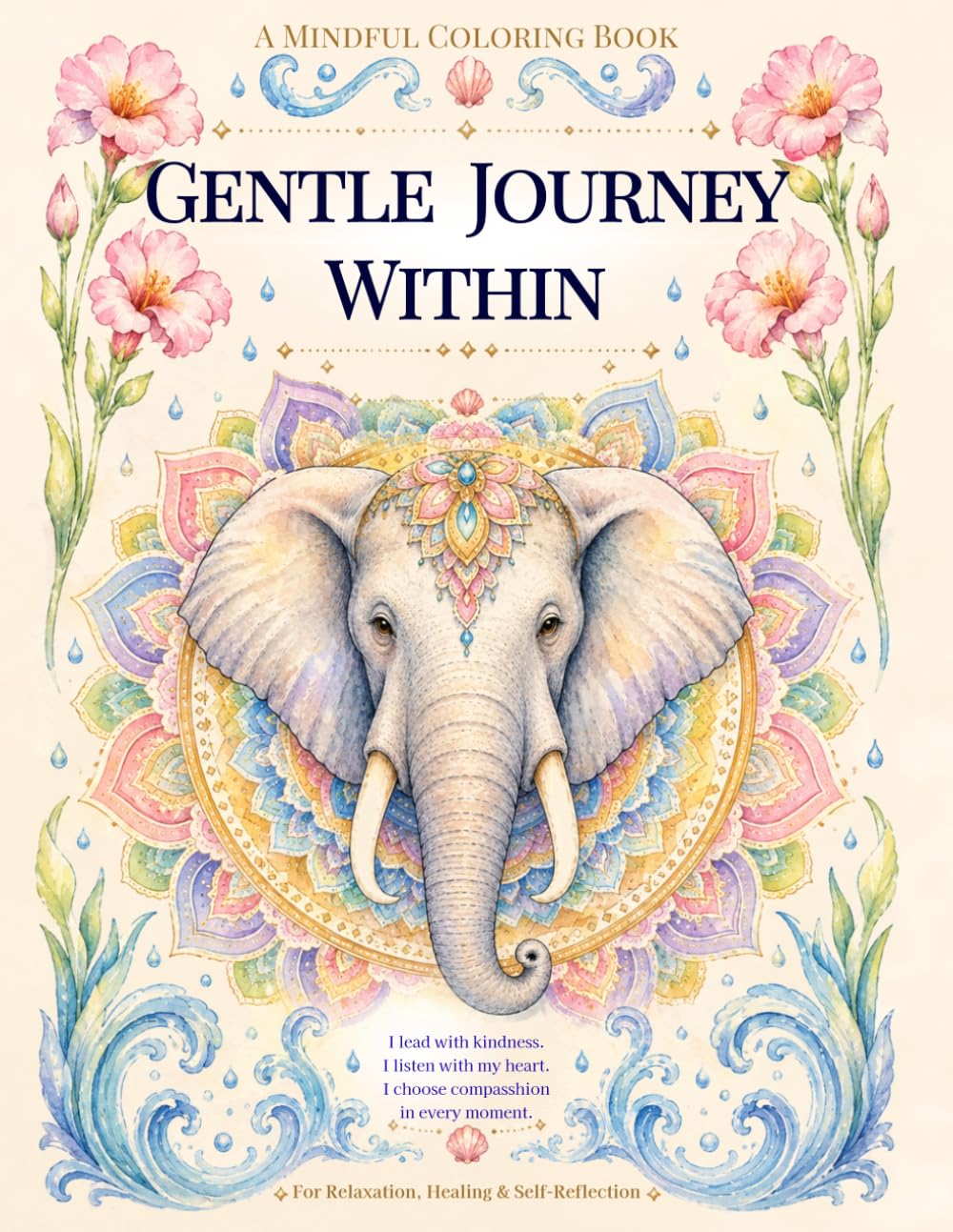 Gentle Journey Within: A Mindful Coloring Book for Relaxation, Healing & Self-Reflection (Gentle Journey Series)