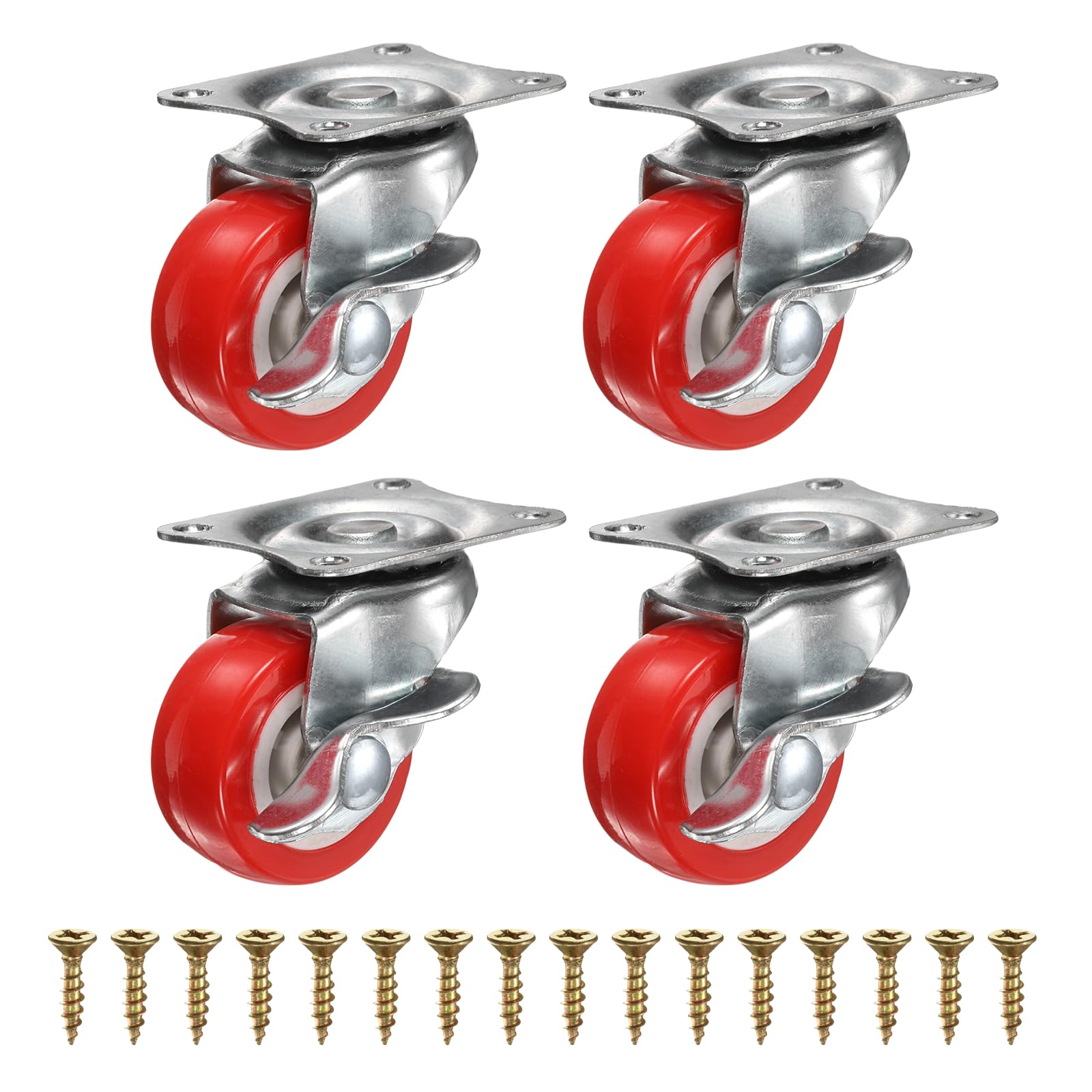 PATIKIL 1.25 Inch Caster Wheels