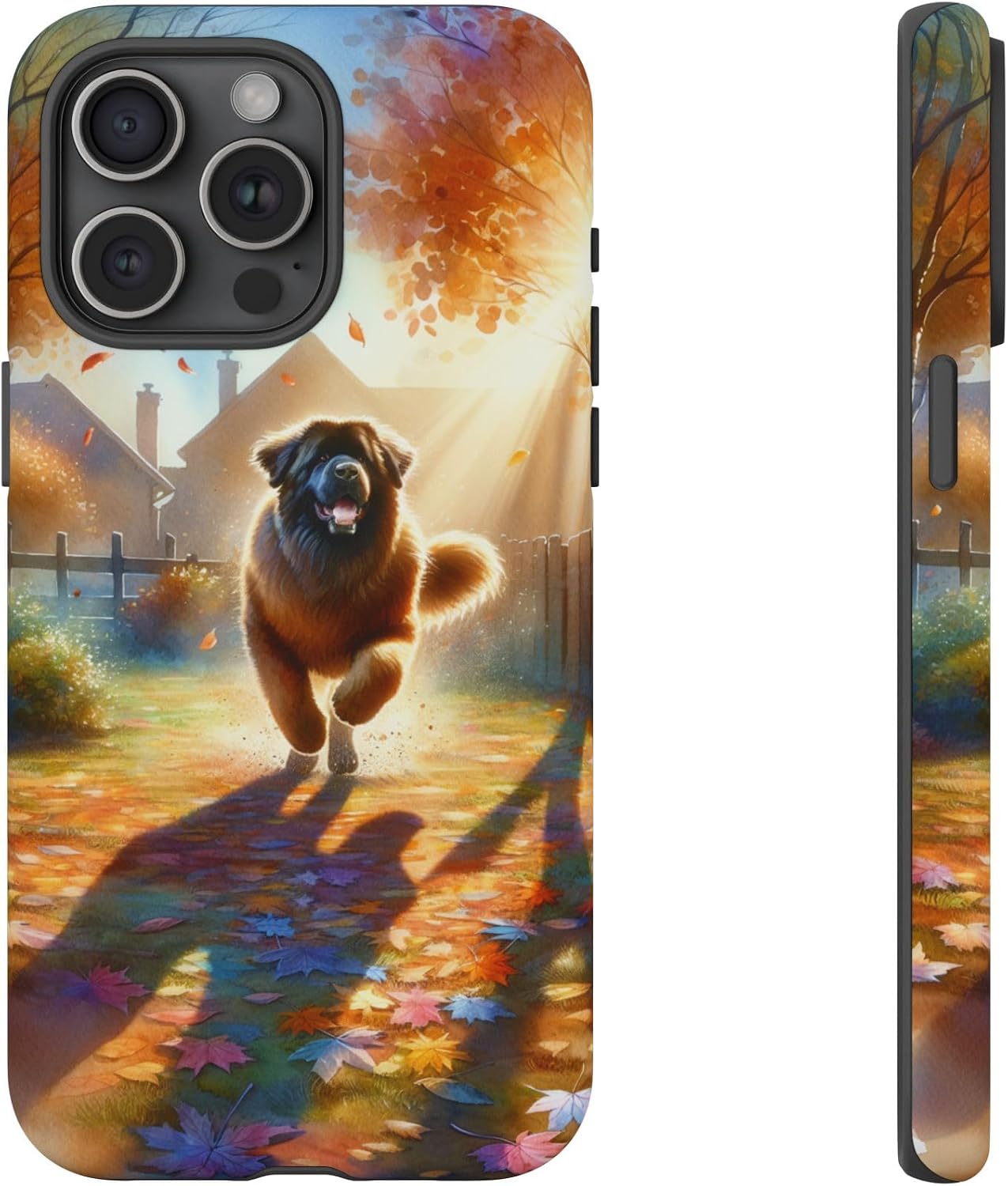 Dog Lover Phone Case, Cute Pet Case, Fall Aesthetic Cover, Birthday Gift, Phone Accessories Matte image 2