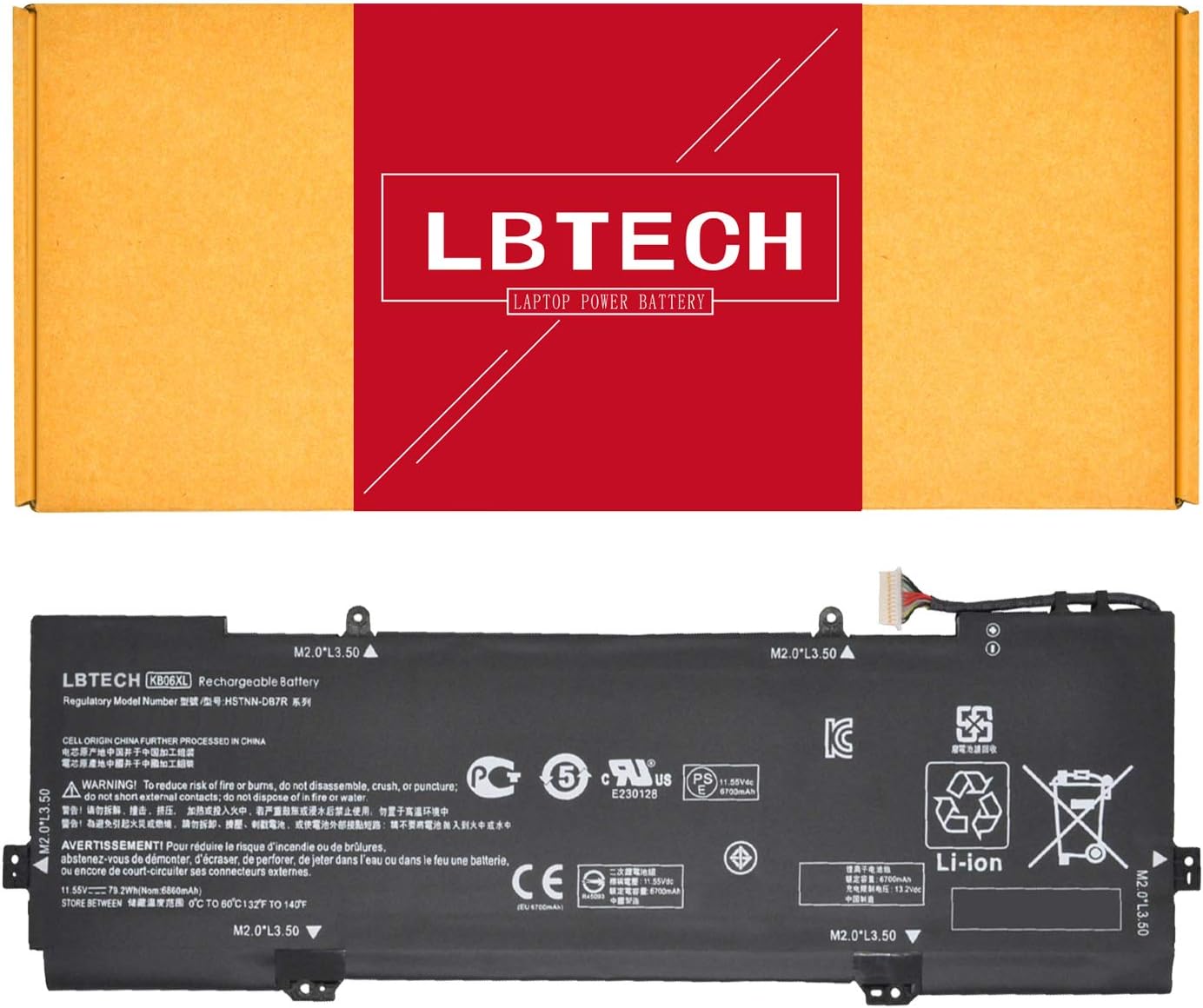 LBTECH KB06XL Compatible Laptop Battery Replacement for HP Pavilion