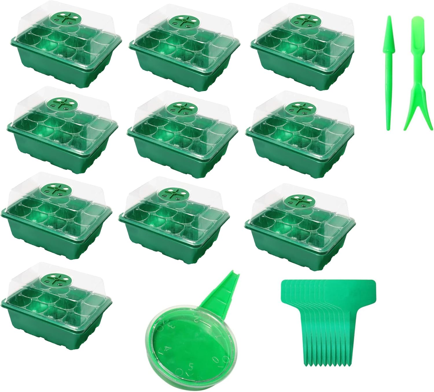 AMSAMOTION Plant Germination Tray/Seed Starter Tray /10