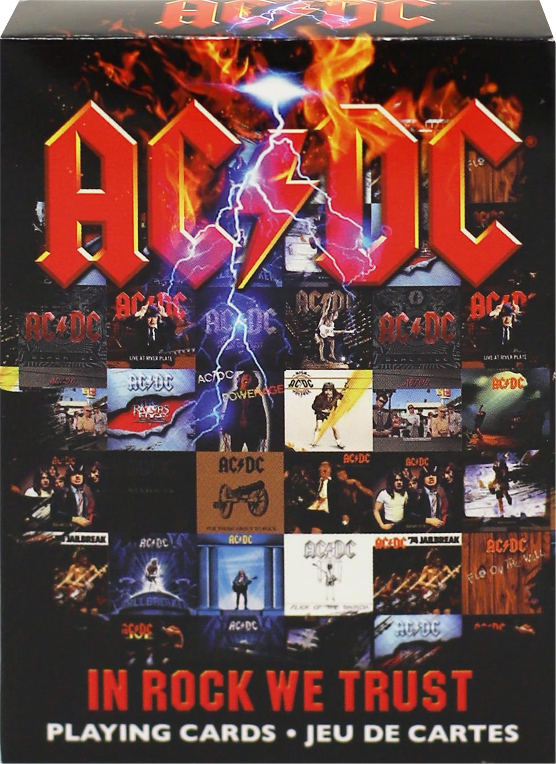 Aquarius AC/DC in Rock We Trust Playing Cards, Standard Playing Card ...