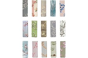 Floral Style Book Themed Purse Bookmark Set