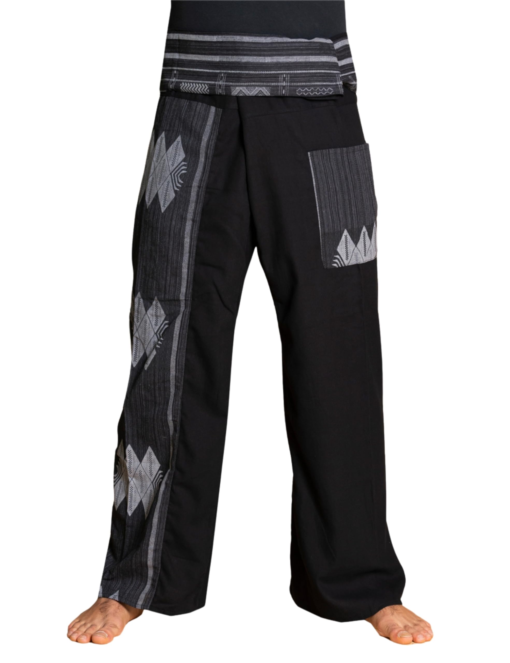 Panasiam Unisex Black Fisherman Pants Beam, L