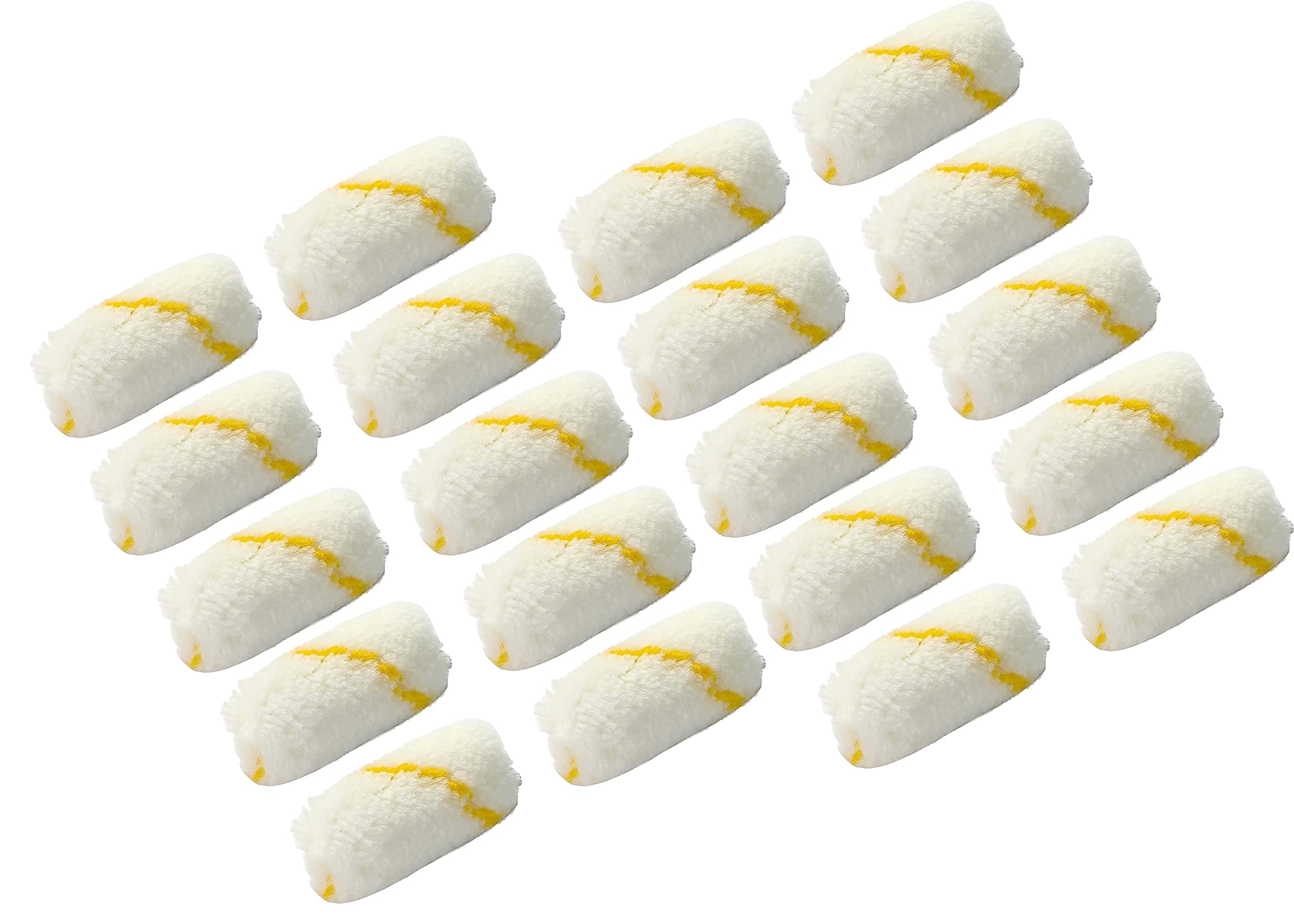 Paint Roller Cover 2 Inch Mini cotton Acrylic paint refills set for Household Wall Painting Treatment (Pack of 20, Without Handle)