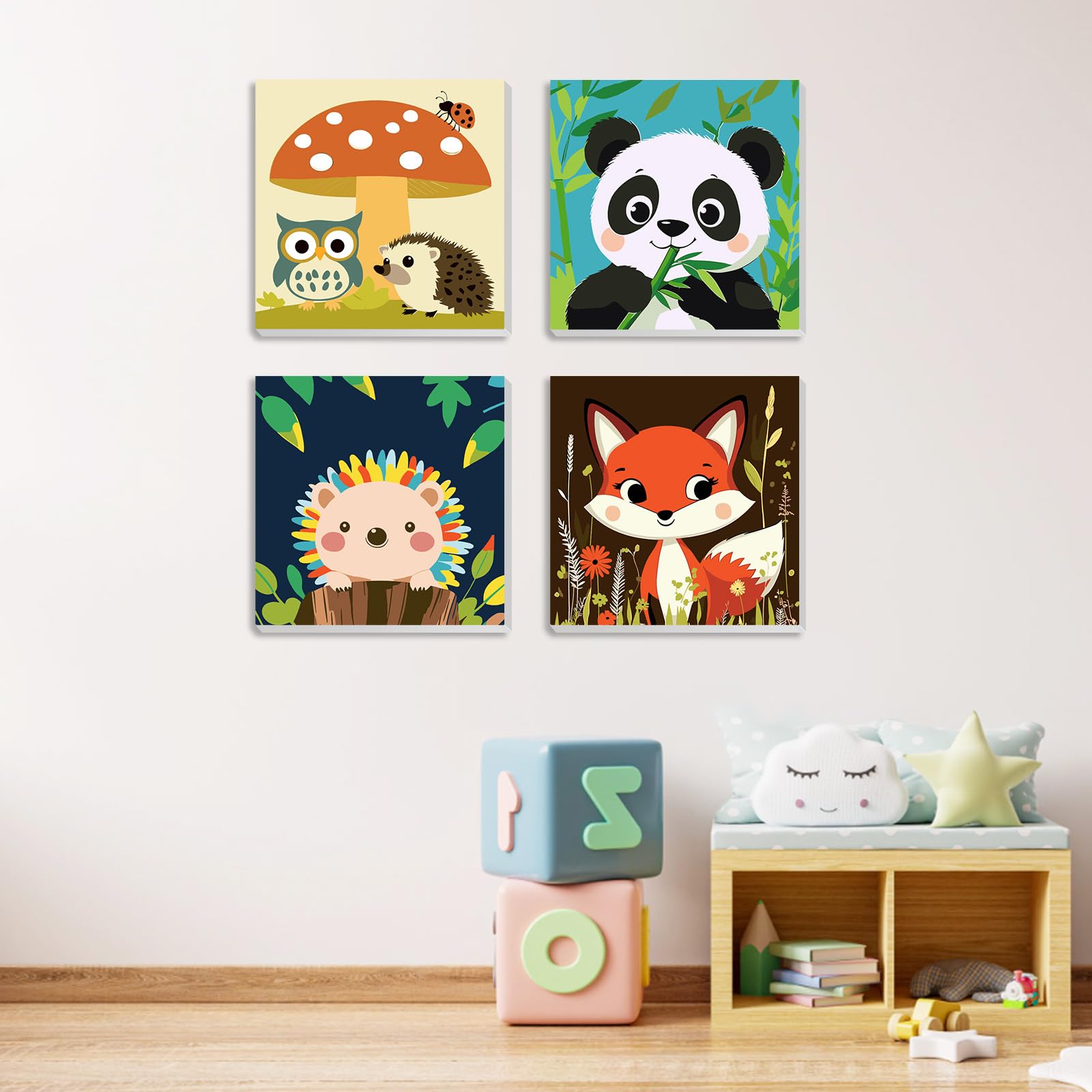 ANIMAUX MARINS TORTUE Lot De 4 Kits De Peinture Par Numéros Pour Enfants EUR 16,99 - FR