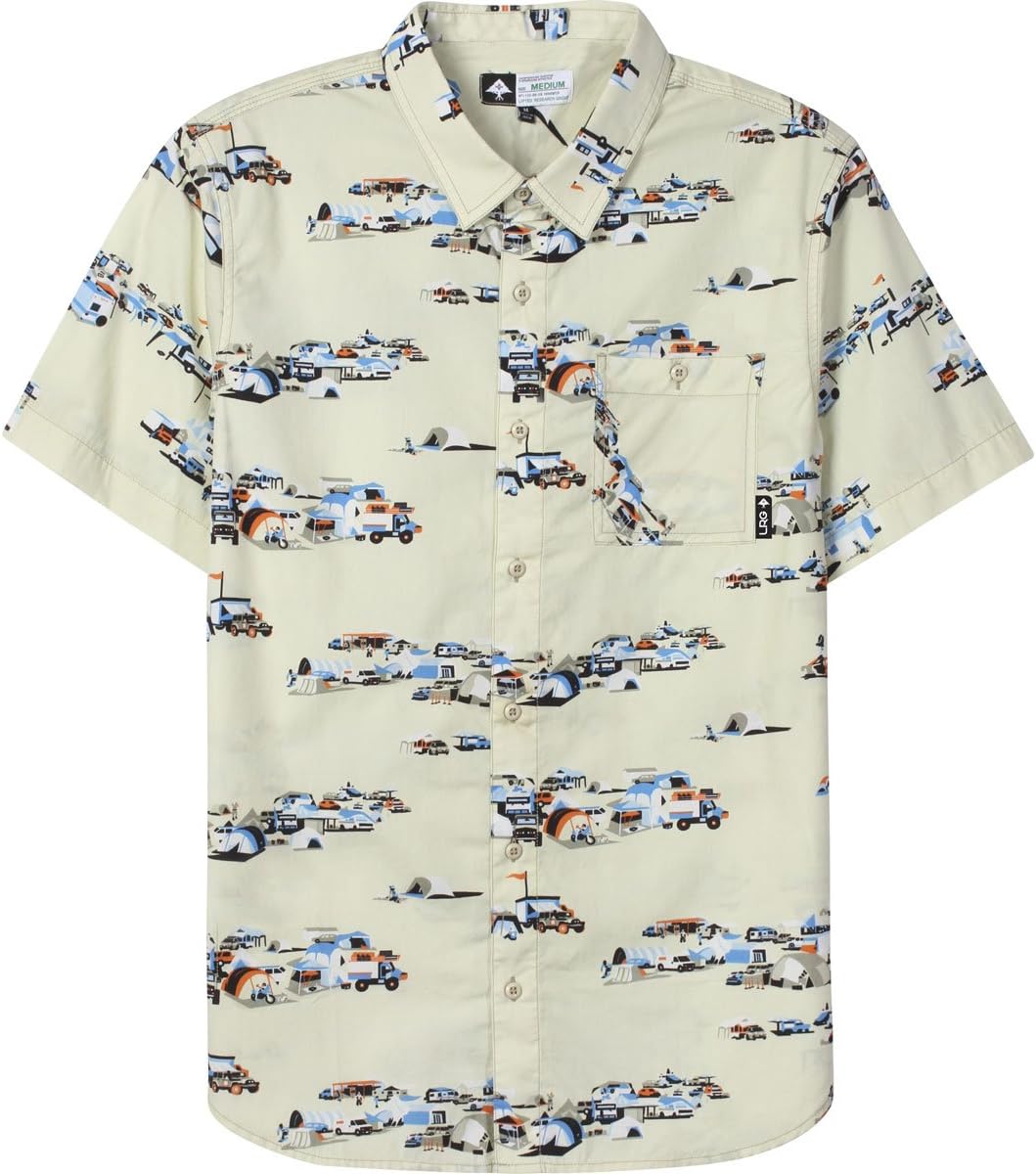 LRG Men's Desertscene Short Sleeve Woven