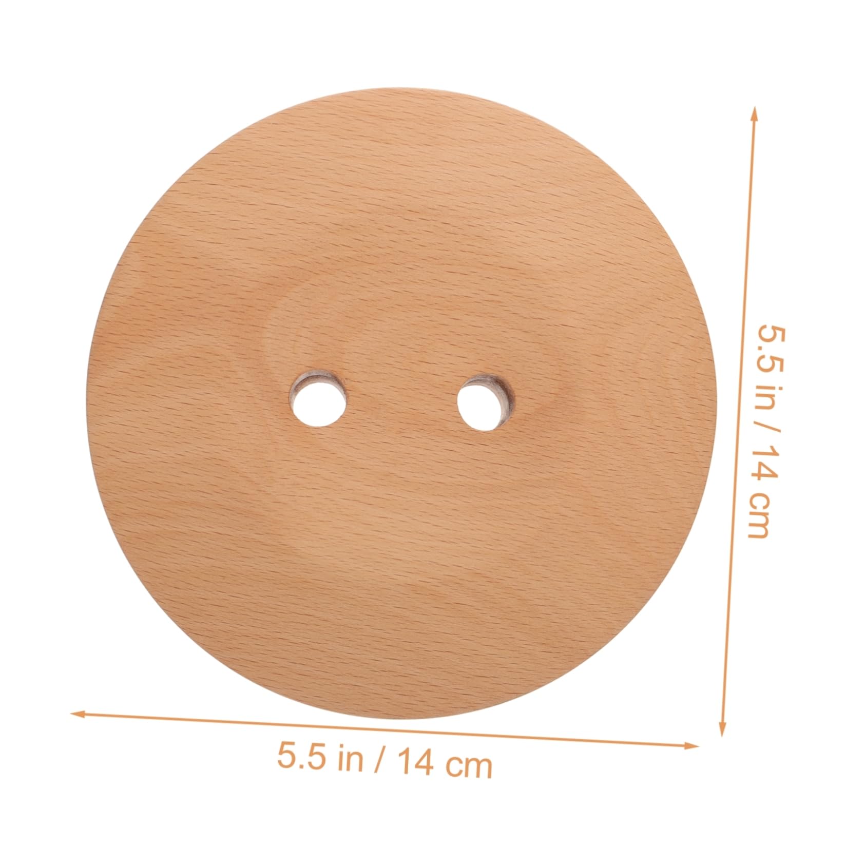 MUCKLILY Solid Wood Hook Wall Mount Coat Hanger Over Door Hooks for Hanging Large