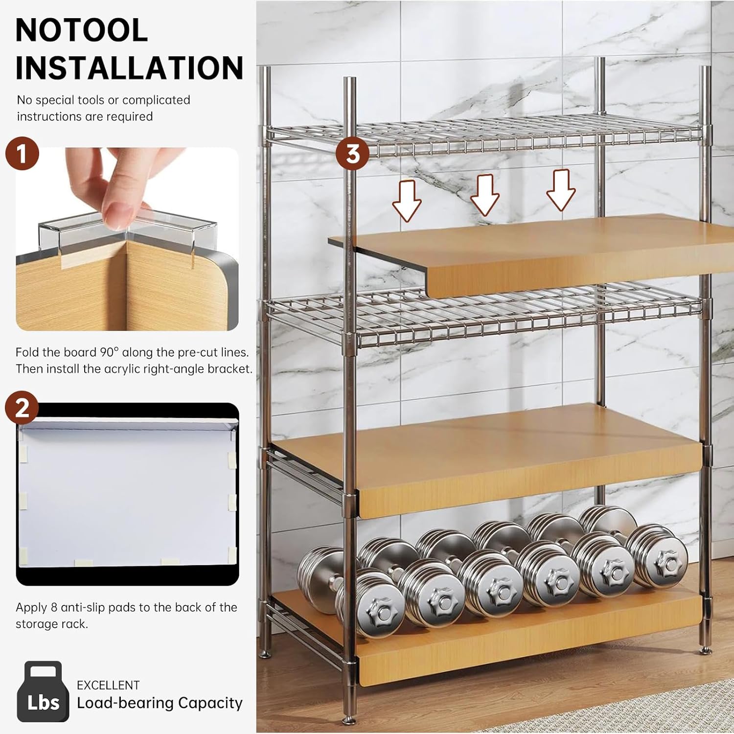 5PCS Wire Shelf Covers for Pantry, Preventing Leakage of Items & Removable, PVC Wire Rack Covers for Shelves Closet Kitchen