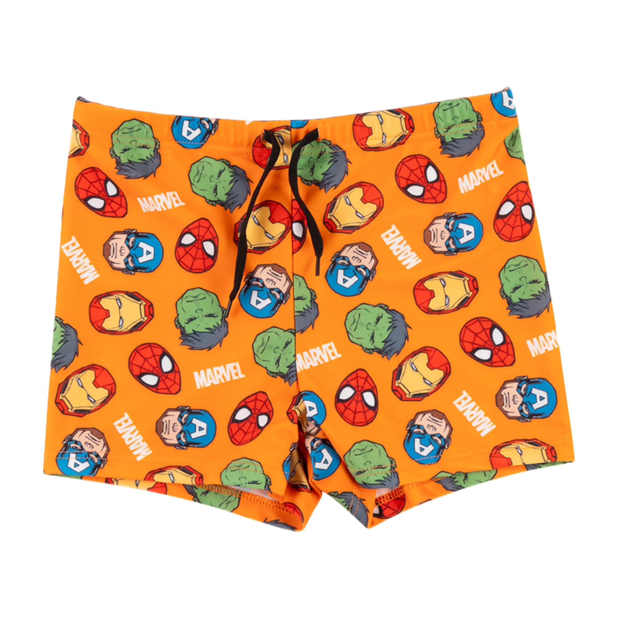 United Labels Marvel The Avengers Badehose für Jungen, Orange, Badeshorts Kinder, Schwimmhose