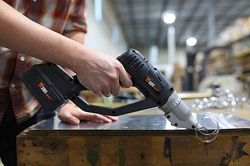 Miniatura 3 de WEN Cizalla metálica inalámbrica, velocidad variable (solo herramienta, batería máxima de 20 V no incluida) (20314BT)