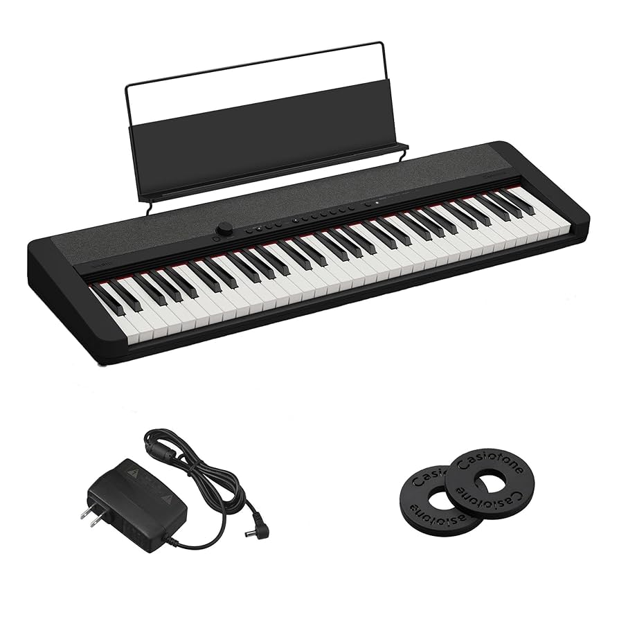 CASIO Casiotone 61鍵 CT-S1BK | Casiotone 61 Key Black Portable Keyboard | CASIO