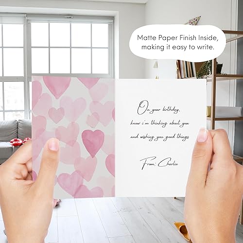 Miniatura 4 de ALY LOU Divertida tarjeta de aniversario de cumpleaños para ella, él, marido, novio, novia, esposa, sarcástica, tarjeta de felicitación (I know we