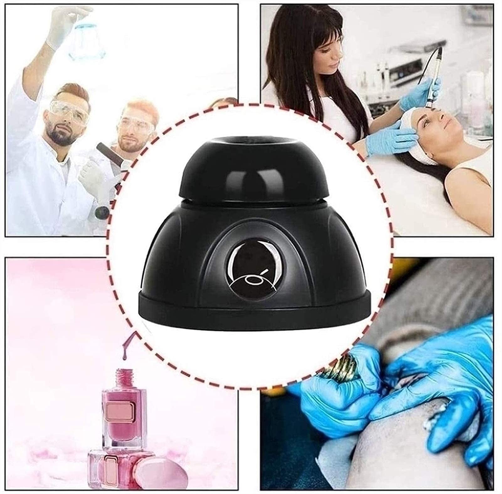 FAXIOAWA Mini Mezclador Vortex Potente agitador Mezclador de Pintura en Modo táctil de Laboratorio de 4000 RPM para Tubos de ensayo de Laboratorio, Mezcla de hasta 50 Ml