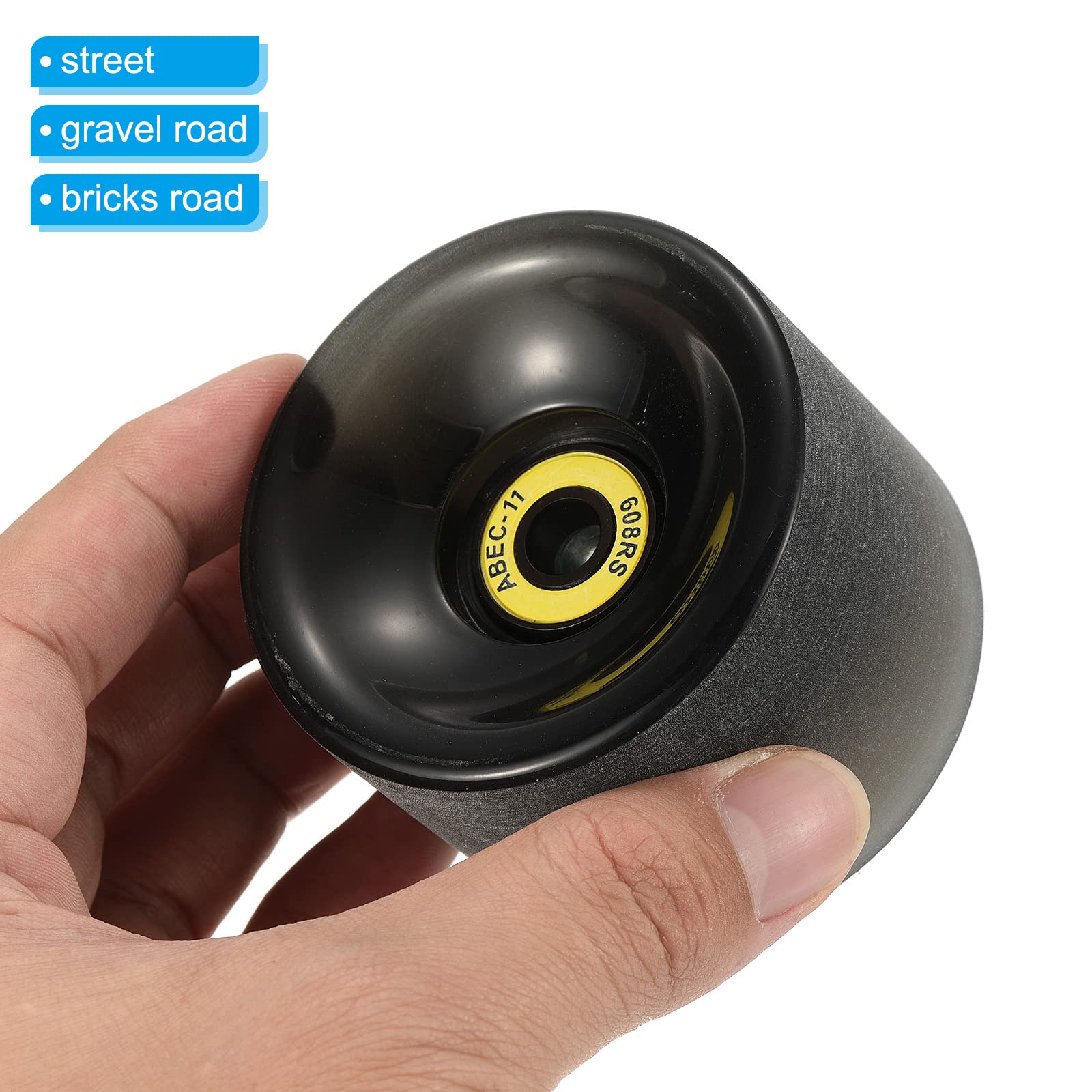 PATIKIL Ensemble de roues et roulements de skateboard Street Wheel Cruiser
