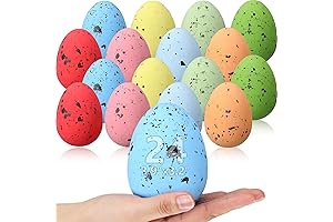 Brightly Colored Foam Easter Eggs for Festive Decorating and Creative Crafting