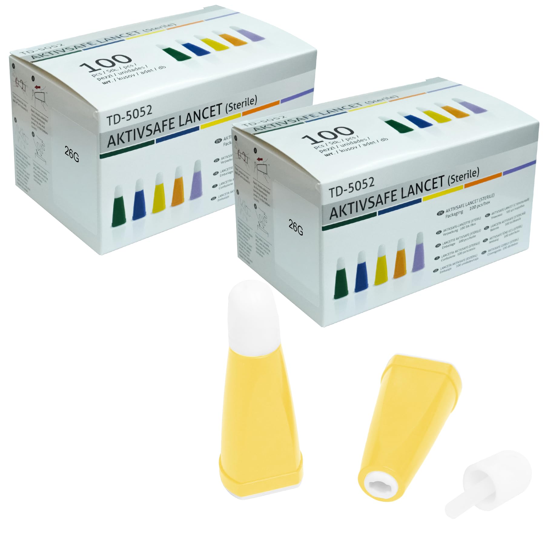 Sterile Lancets - 100 Count Box -8