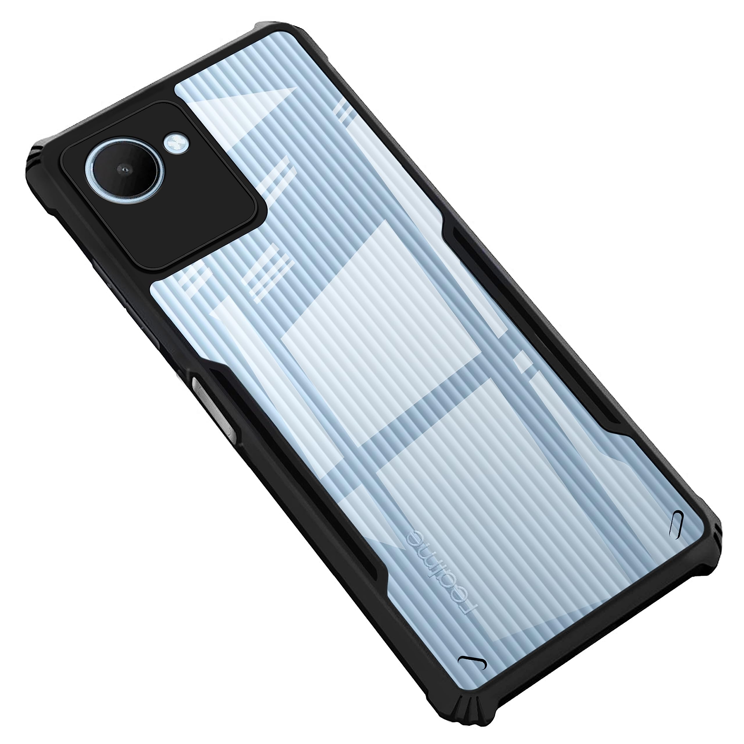 Zapcase Back Case Cover for Realme C30 / Realme Narzo 50i Prime | Compatible for Realme C30 / Realme Narzo 50i Prime Back Case Cover | Clear Case with Camera Protection | (TPU + PC | Matte Black) (B0C6GZDNVD) Amazon Price History, Amazon Price Tracker