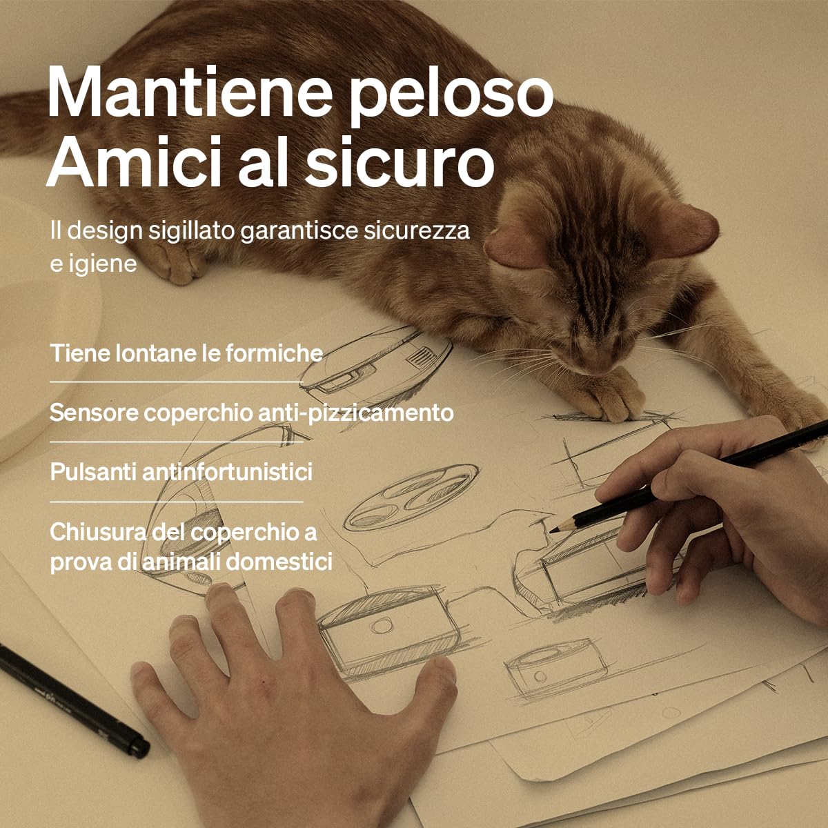 PETLIBRO Distributore Automatico Cibo Gatti Umido, Raffreddamento a Semiconduttore, 2,4 GHz Controllo Wi-Fi Smart App, Dispenser Automatico Cibo Umido, Fresco per 3 Giorni