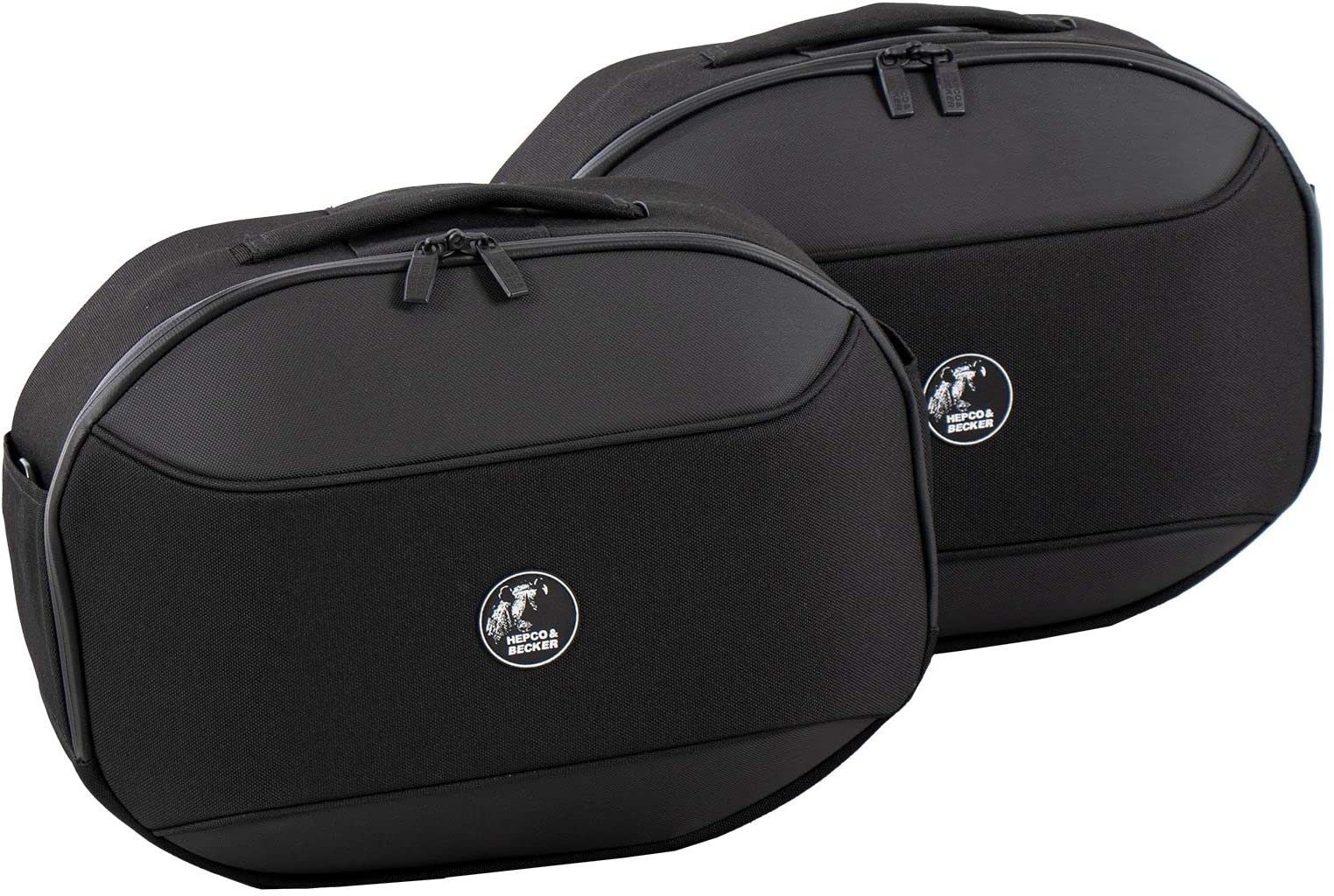Hepco & Becker Hepco&Becker - Set di valigie laterali modello Street 2020 per portabagagli C-Bow con tasche morbide